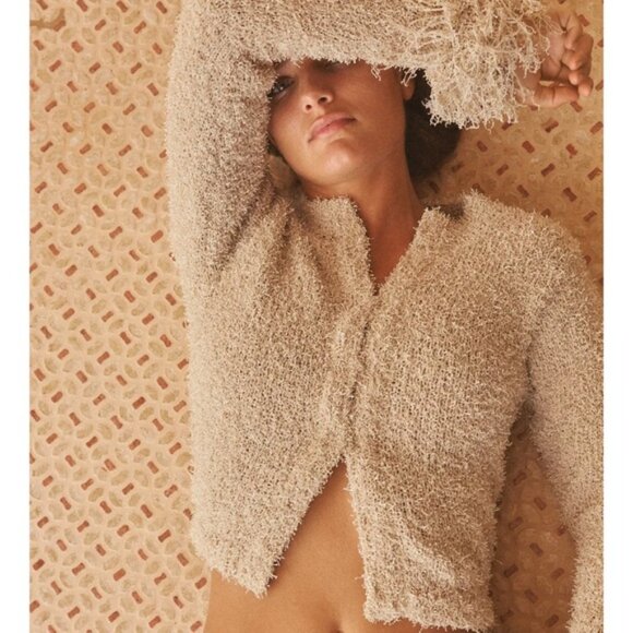 ZARA FRINGED KNIT JACKET - Picture 4 of 4